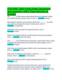 INSY 2303 Final Exam Questions and Answers: A Comprehensive Guide to Digital Technologies