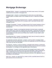 Mortgage Terminology: Definitions and Explanations