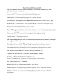 Electromagnetic Interference (EMI) and Compatibility (EMC): An Overview