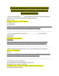 Pesticide Applicator License Exam Success: Verified Questions & Detailed Solutions