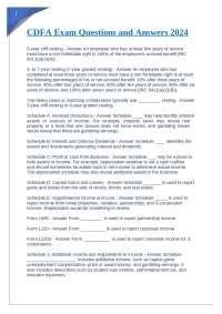 CDFA Exam Questions & Answers 2024: Key Concepts & Terminology