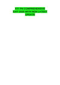 ATI PN COMPREHENSIVE EXIT 2025 WITH NGN LATEST UPDATE