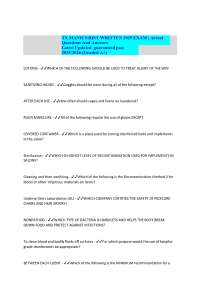 TX MANICURIST WRITTEN 2025 EXAM | Actual Questions And Answers Latest Updated guaranteed p