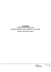 Paniere 2025 DIRITTO COSTITUZIONALE prof.ssa Mazzola Alessandra