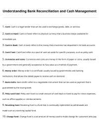 Bank Reconciliation: Reconciling Bank Statements and Book Balances