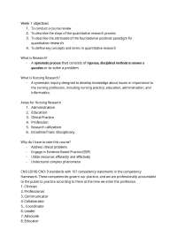 Quantitative Research: Foundations, Concepts, and Ethical Considerations in Nursing