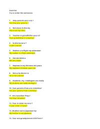 Ingles ejercicios de practica