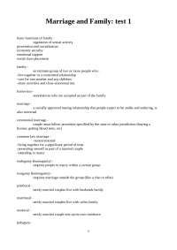 Marriage and Family: A Comprehensive Overview of Family Structures, Dynamics, and Theories
