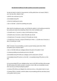 RQI 2025 BLS Healthcare Provider questions and answers passed exam