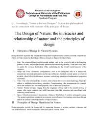 The Nature of Design
