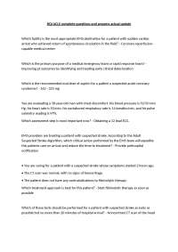 RQI ACLS Complete Questions and Answers: Actual Update