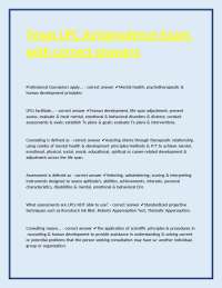 Texas LPC Jurisprudence Exam: Questions and Answers