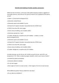 RQI 2025 ACLS Healthcare Provider questions and answers