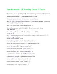 Fundamentals of Nursing Exam 2 Fortis | Questions and Answers | 2025 Update | 100% Correct