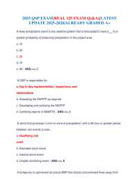 QSP Exam Questions and Answers: 2025-2026