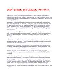 Utah Property and Casualty Insurance Questions And Answers Rated A+ New Update Assured Sat