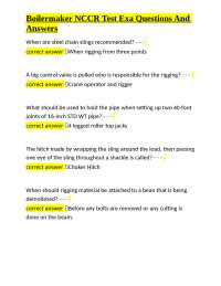 Boilermaker NCCR Test Exam Questions and Answers