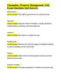 Property Management Exam Questions and Answers: A Comprehensive Guide for Students