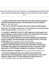 HEALTH STREAM TEST 2025 UPDATE| COMPREHENSIVE QUESTIONS AND VERIFIED ANSWERS (COMPLETE SOL