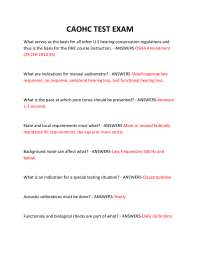 CAOHC TEST EXAM QUESTIONS AND ANSWERS 2025