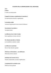 FILOSOFIA DELLA COMUNICAZIONE E DEL LINGUAGGIO 9CFU