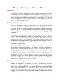 Advantages and Disadvantages of Judicial Precedent in the UK Legal System