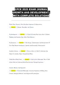 Human Growth and Development: Key Theories and Concepts - Exam Review with Answers