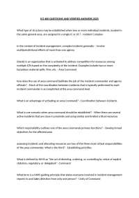 ICS 400 QUESTIONS AND VERIFIED ANSWERS 2025