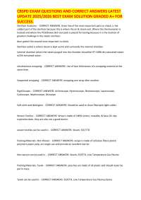 CBSPD EXAM QUESTIONS AND CORRECT ANSWERS LATEST UPDATE 2025/2026 BEST EXAM SOLUTION GRADED