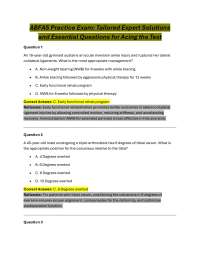 Ankle and Foot Surgery Multiple Choice Questions and Answers