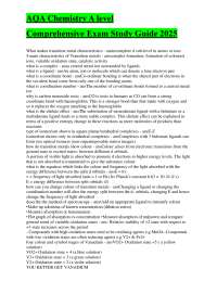 Extensive 2025/2026 AQA Chemistry A Level study guide with certified content covering atom