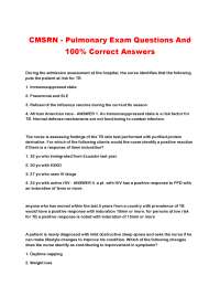 Pulmonary Exam Questions and Answers: A Comprehensive Review for Healthcare Professionals