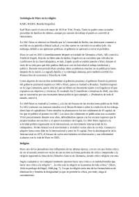 Marx y la religion una explicacion