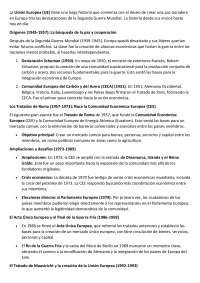 Historia de la Unión Europea: De la posguerra a la actualidad