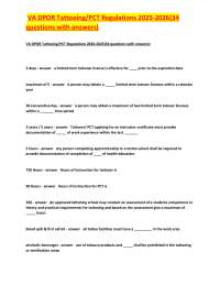 Virginia DPOR Tattooing and PCT Regulations: A Comprehensive Q&A Guide