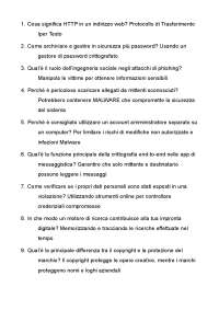 Risposte Certificazione Alfabetizzazione Digitale IDCERT - DigComp 2.2-Edu / febbraio 26