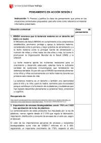 informe pensamiento logico