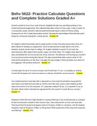 Behavioral Data Analysis Exercises with Solutions
