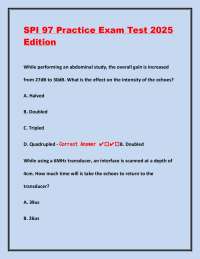SPI 97 Practice Exam Test 2025 Edition High-Impact Exam Questions with Model Answers