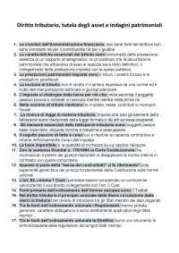 Diritto tributario, indagini patrimoniali e tutela degli asset - tutti i nuovi test