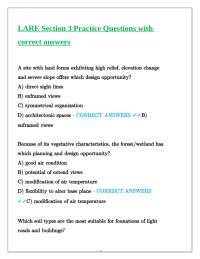 Landscape Architecture Practice Questions: Site Analysis, Design, and Accessibility