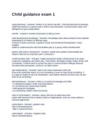 Child Guidance Theories: An Overview of Key Concepts and Developmental Stages