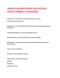 APM Exam Revision Questions and Answers: A Comprehensive Guide to Project Management