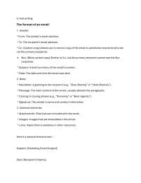 Professional Email Writing: Format, Structure, and Best Practices