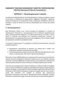 "Seconde generazioni", identità e partecipazione politica.