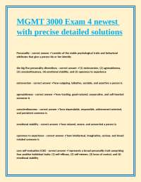 Organizational Behavior: Personality, Core Self-Evaluation, and Emotional Intelligence