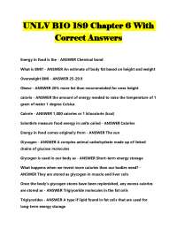 Cellular Respiration and Energy Metabolism: Questions and Answers