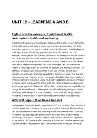health and social cre