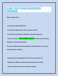 LVMH TEST EXAM QUESTIONS WITH PREMIUM EXPERT SOLUTIONS 2025/2026