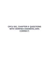 CPCU 551, Chapter 9: Commercial Crime Coverage Form Questions and Answers